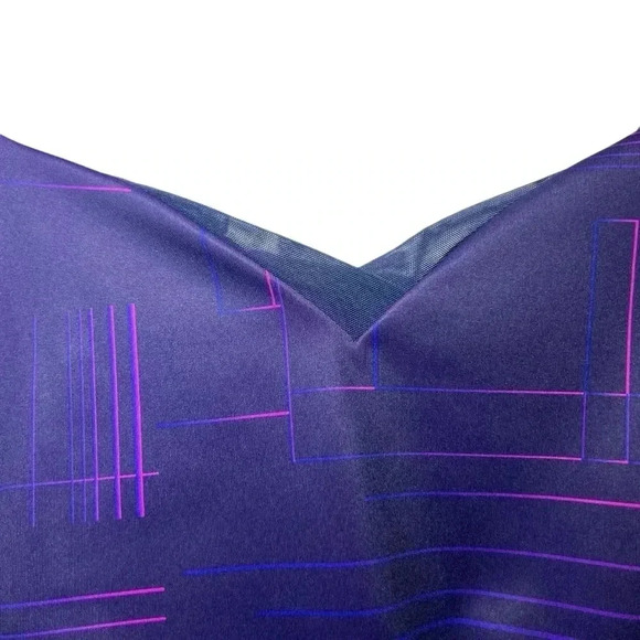 Women's Brooks Convertible Sports Bra Matrix Navy Print - Picture 6 of 16